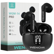 Słuchawki bezprzewodowe Oryginalne Wenom WGM-14 PRO EGR MMT ENC TWS douszne