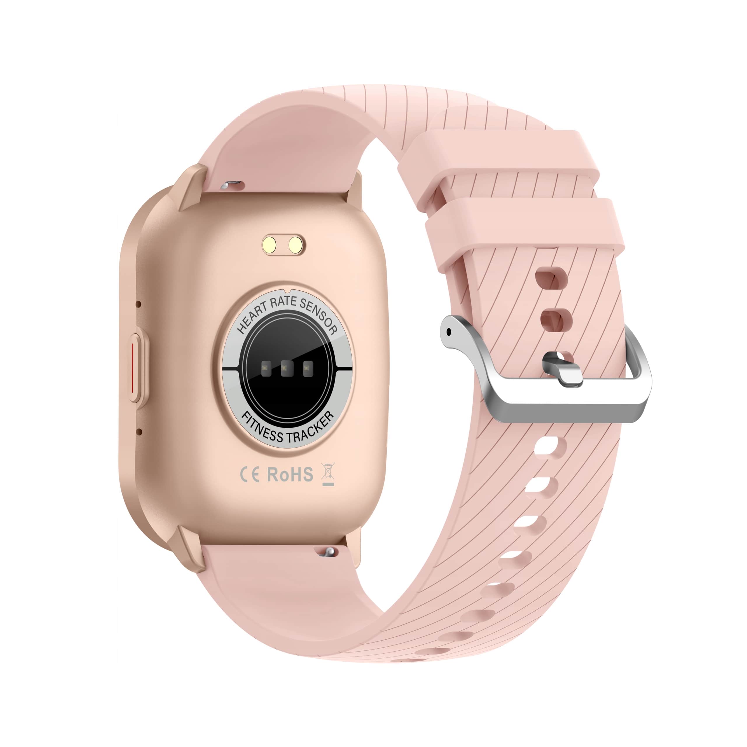 Smartwatch Zegarek Polskie Menu Rozmowy Sport Smart Watch Różowy Damski