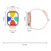 Smartwatch Zegarek Polskie Menu Rozmowy Sport Smart Watch Różowy Damski