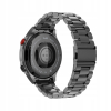 Smartwatch Męski Zegarek AMOLED Czarny Tętno Ciśnienie Smart Watch Sport