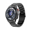 Smartwatch Męski Zegarek AMOLED Czarny Tętno Ciśnienie Smart Watch Sport