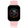 Smartwatch męski / damski – rozmowy, sport, zdrowie, IP68, Różowy Ciśnienie