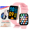 Smartwatch męski / damski – rozmowy, sport, zdrowie, IP68, Różowy Ciśnienie