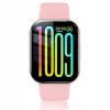 Smartwatch męski / damski – rozmowy, sport, zdrowie, IP68, Różowy Ciśnienie