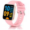 Smartwatch męski / damski – rozmowy, sport, zdrowie, IP68, Różowy Ciśnienie