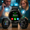 Smartwatch Męski Explorer 2 GPS Wodoodporny 5ATM 2 opaski Szkło ładowarka