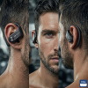 SŁUCHAWKI BEZPRZEWODOWE BLUETOOTH 5.4 PRO SPORTOWE DNR WENOM AURASPORT ANC