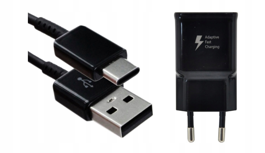 ORYG SZYBKA ŁADOWARKA SAMSUNG S8 S9 + KABEL TYPE C
